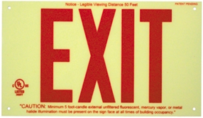 exit sign canada 2